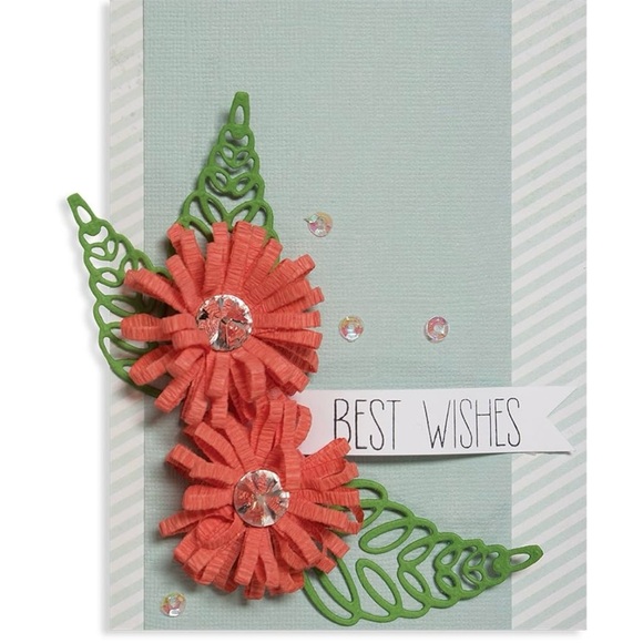 Spellbinders Loop Roll Flowers & Leaves Die-Cut 4 pcs - Picture 3 of 7